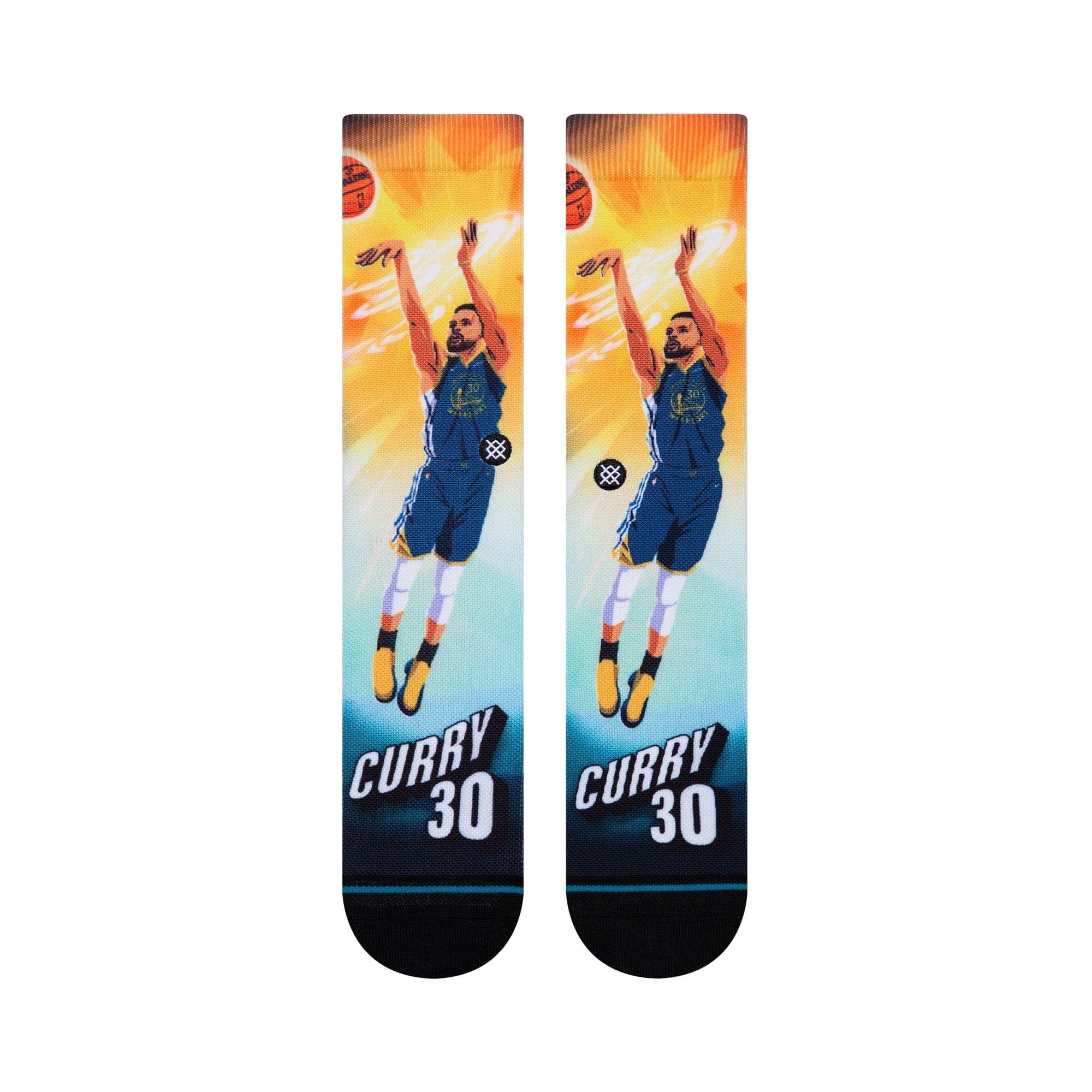 Stance Socks Steph Curry Golden State Warriors Stance NBA Rise Crew Socks