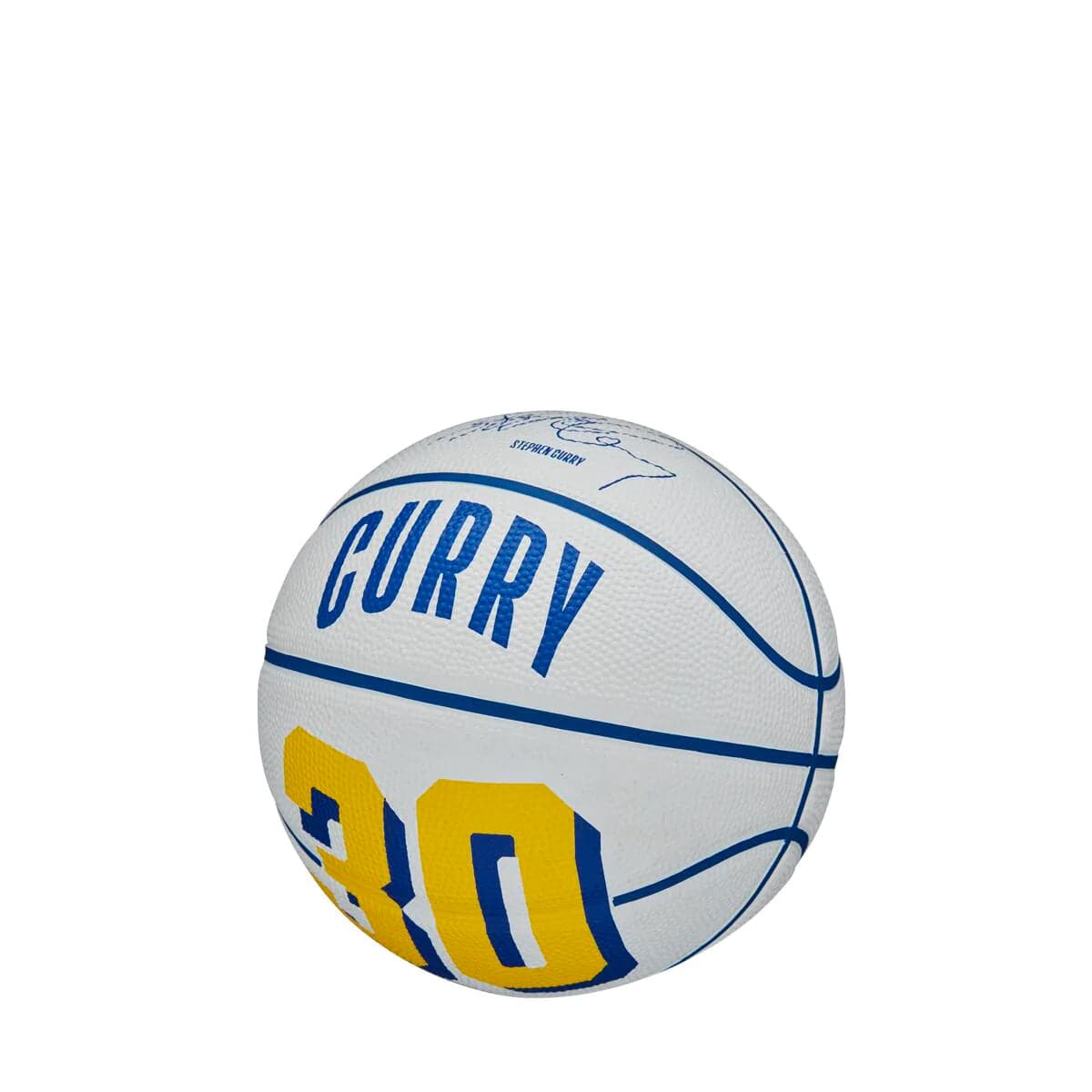 Wilson Sporting Goods Balls Steph Curry Golden State Warriors Wilson NBA Mini Player Basketball - White