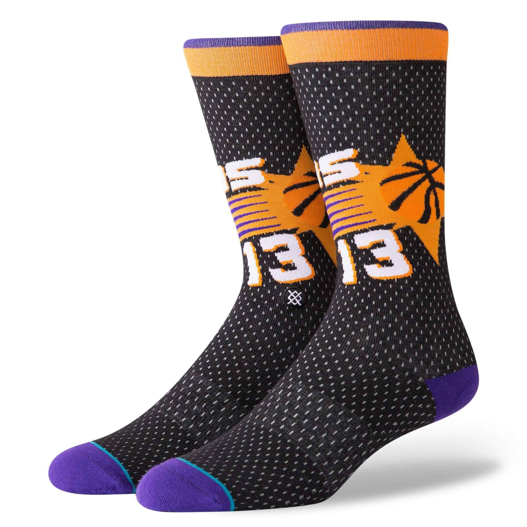 Stance Socks Steve Nash Phoenix Suns Stance NBA HWC Throwback Jersey Crew Socks - Black
