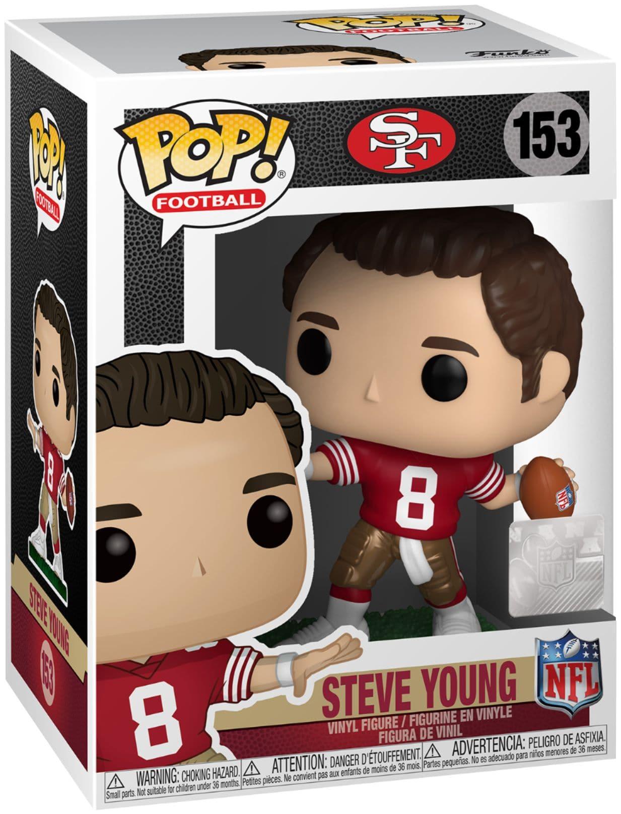 Funko Figures Steve Young San Francisco 49ers Funko NFL Legends Pop Vinyl 3.75" 153 Figure - Red