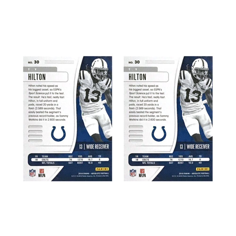 Panini Cards T.Y Hilton Indianapolis Colts 2019 Panini NFL 2 Insert Card Set