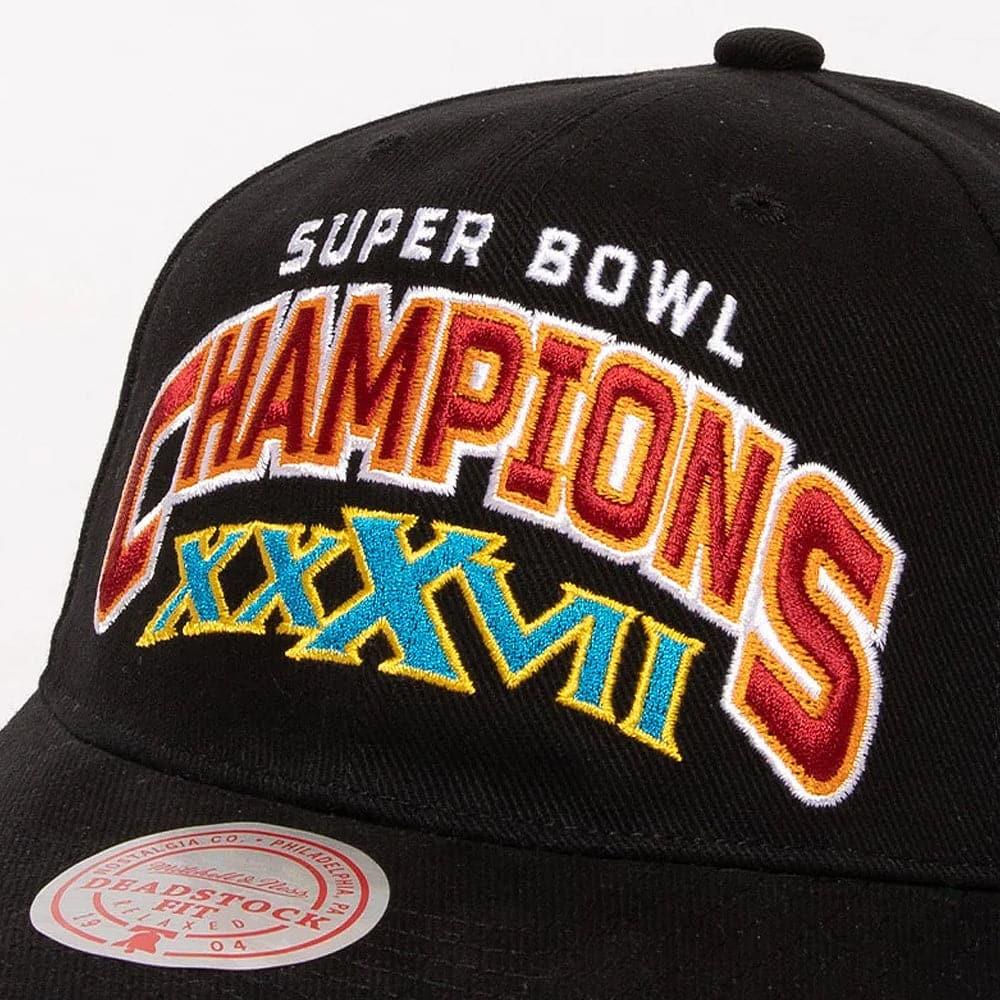 Mitchell And Ness Caps Tampa Bay Buccaneers Mitchell & Ness NFL 03 Champs Deadstock Snapback Hat - Black