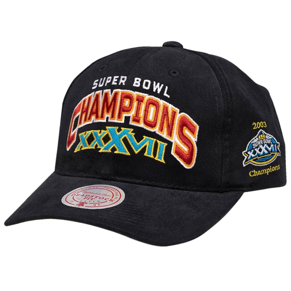 Mitchell And Ness Caps Tampa Bay Buccaneers Mitchell & Ness NFL 03 Champs Deadstock Snapback Hat - Black