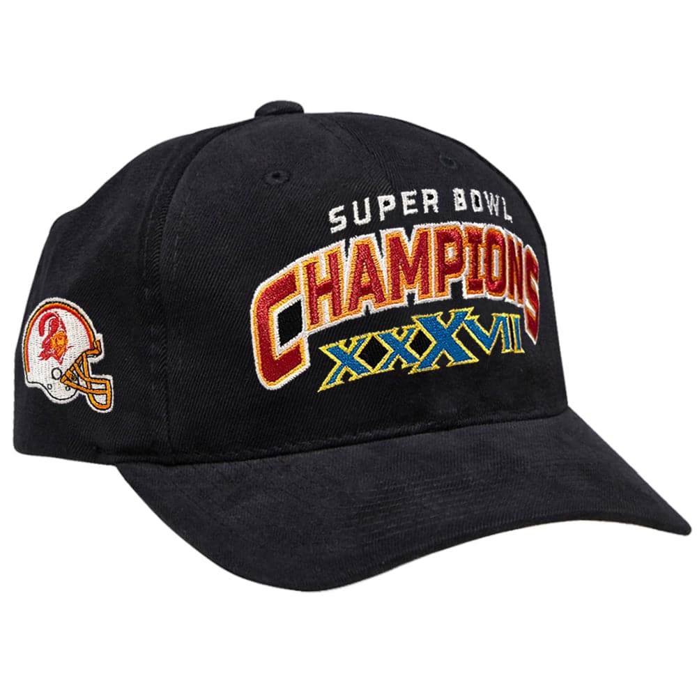 Mitchell And Ness Caps Tampa Bay Buccaneers Mitchell & Ness NFL 03 Champs Deadstock Snapback Hat - Black