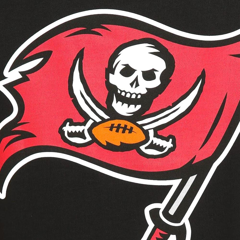 Mitchell And Ness T-Shirts Tampa Bay Buccaneers Mitchell & Ness NFL Retro Repeat Muscle T-Shirt - Black