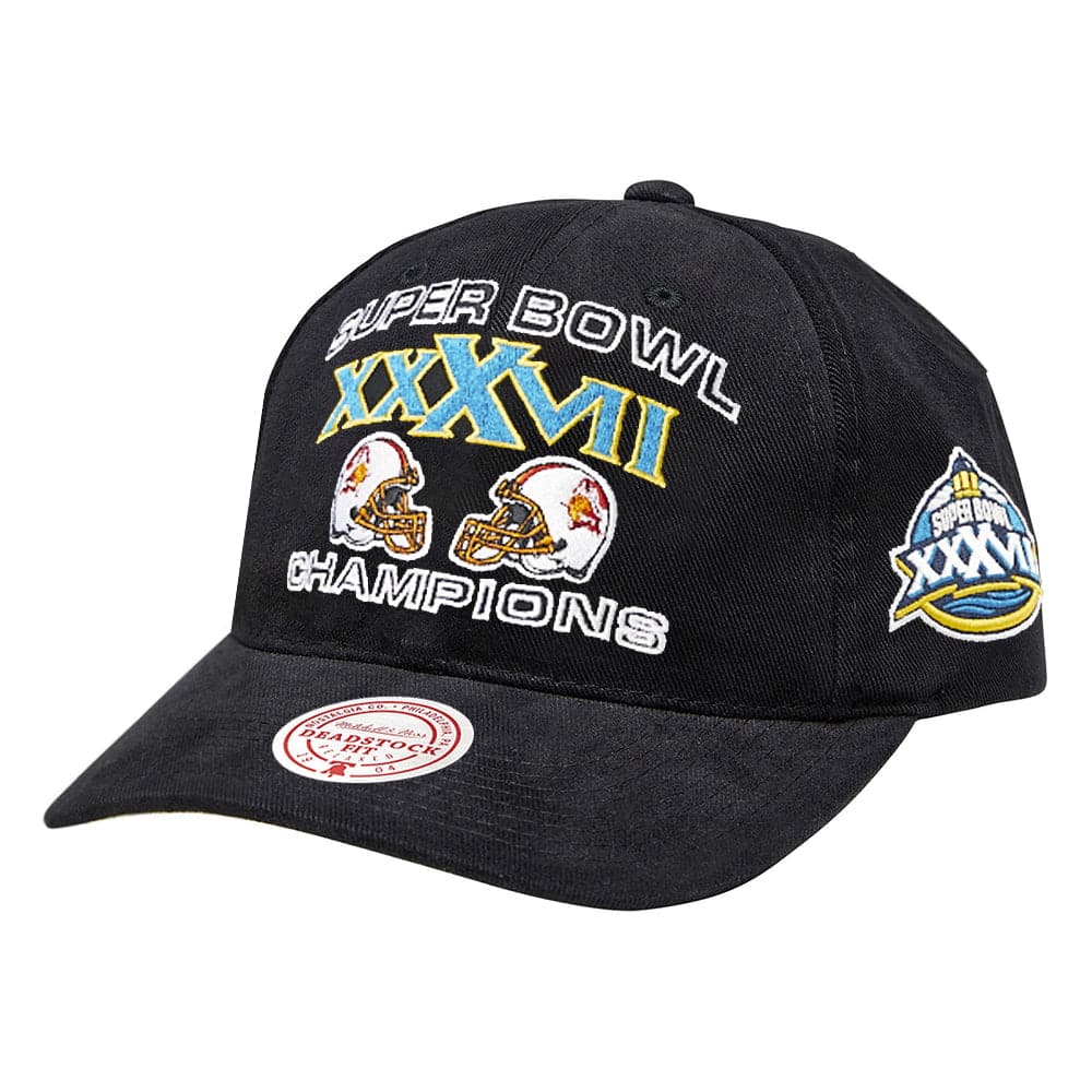 Mitchell And Ness Caps Tampa Bay Buccaneers Mitchell & Ness NFL Super Bowl Champs Deadstock Snapback Hat - Black