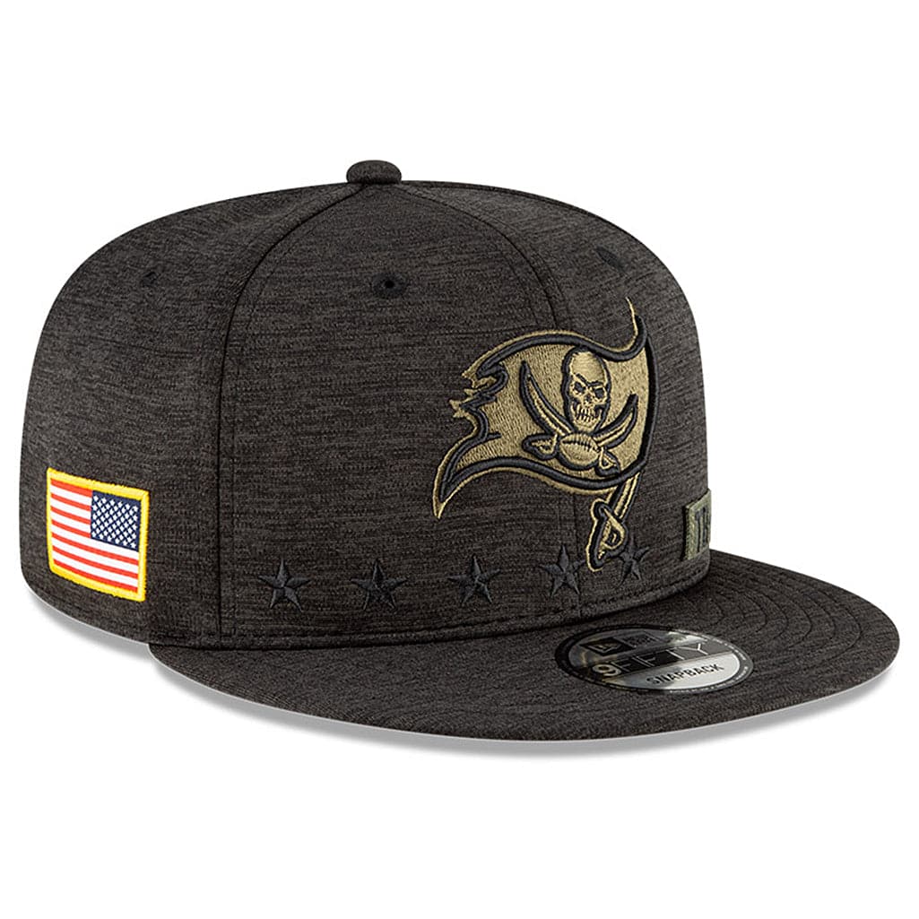 New Era Caps Tampa Bay Buccaneers New Era NFL 2020 Salute To Service 9FIFTY Snapback Hat - Black
