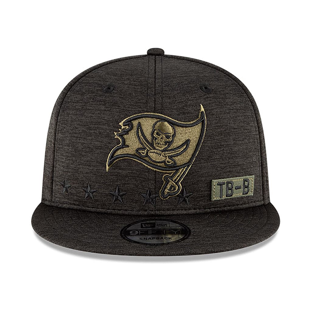 New Era Caps Tampa Bay Buccaneers New Era NFL 2020 Salute To Service 9FIFTY Snapback Hat - Black