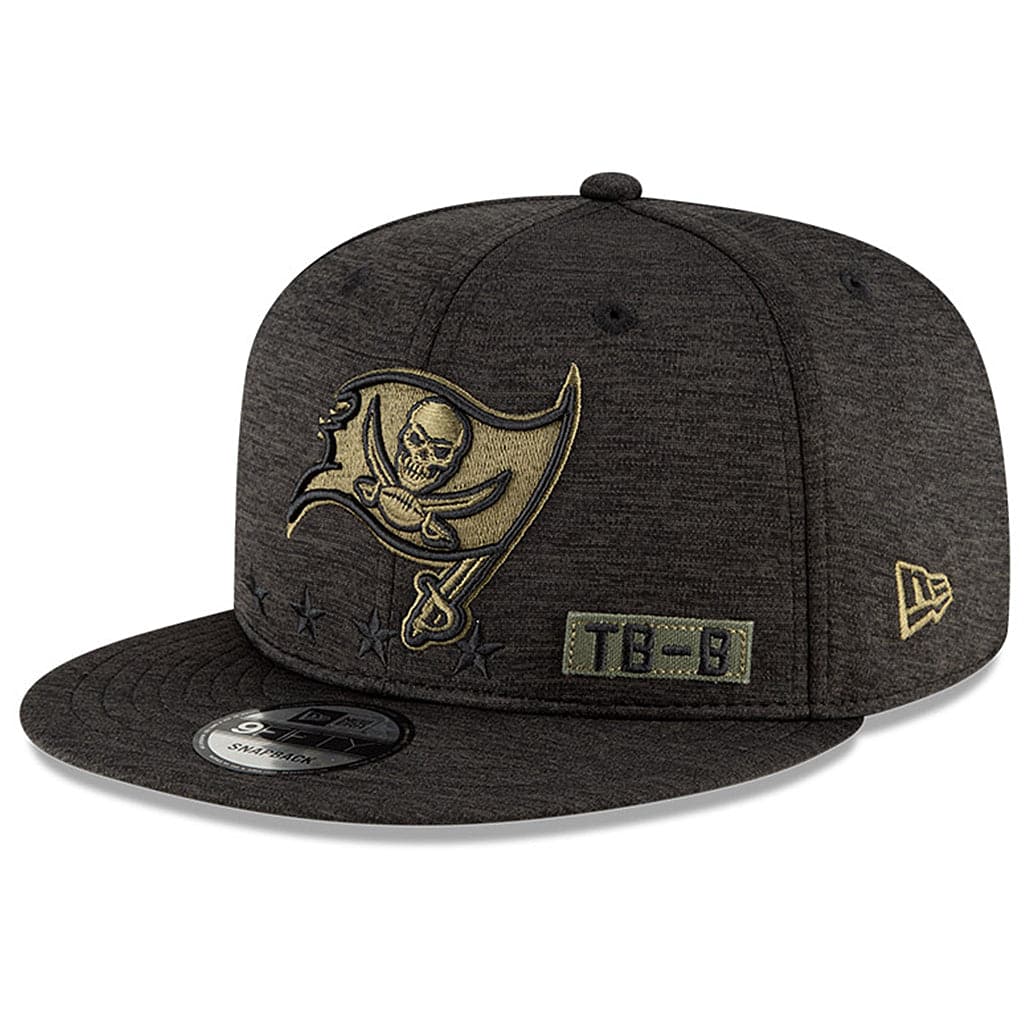 New Era Caps Tampa Bay Buccaneers New Era NFL 2020 Salute To Service 9FIFTY Snapback Hat - Black