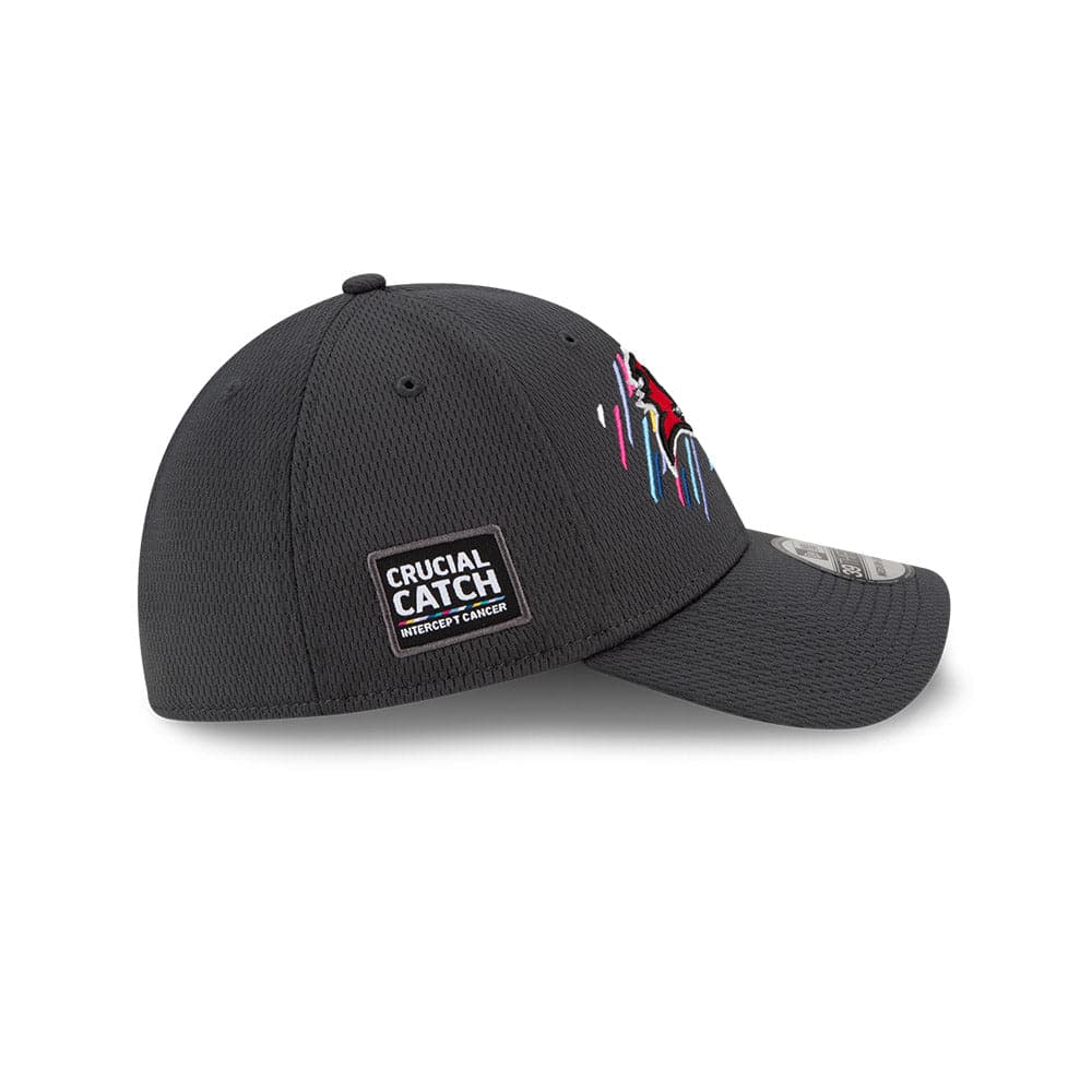 New Era Caps Tampa Bay Buccaneers New Era NFL 2021 Crucial Catch 39THIRTY Flex Fit Hat - Steel