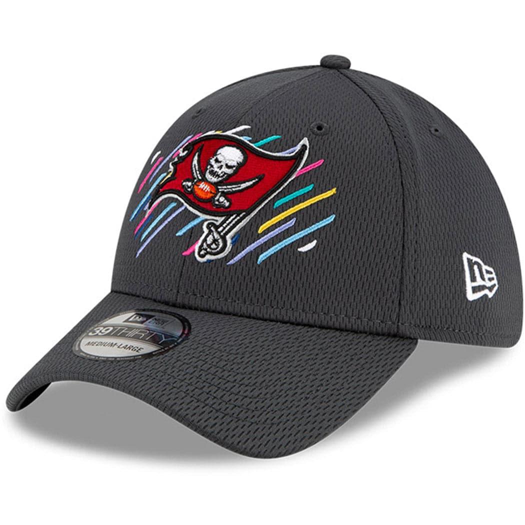 New Era Caps Tampa Bay Buccaneers New Era NFL 2021 Crucial Catch 39THIRTY Flex Fit Hat - Steel