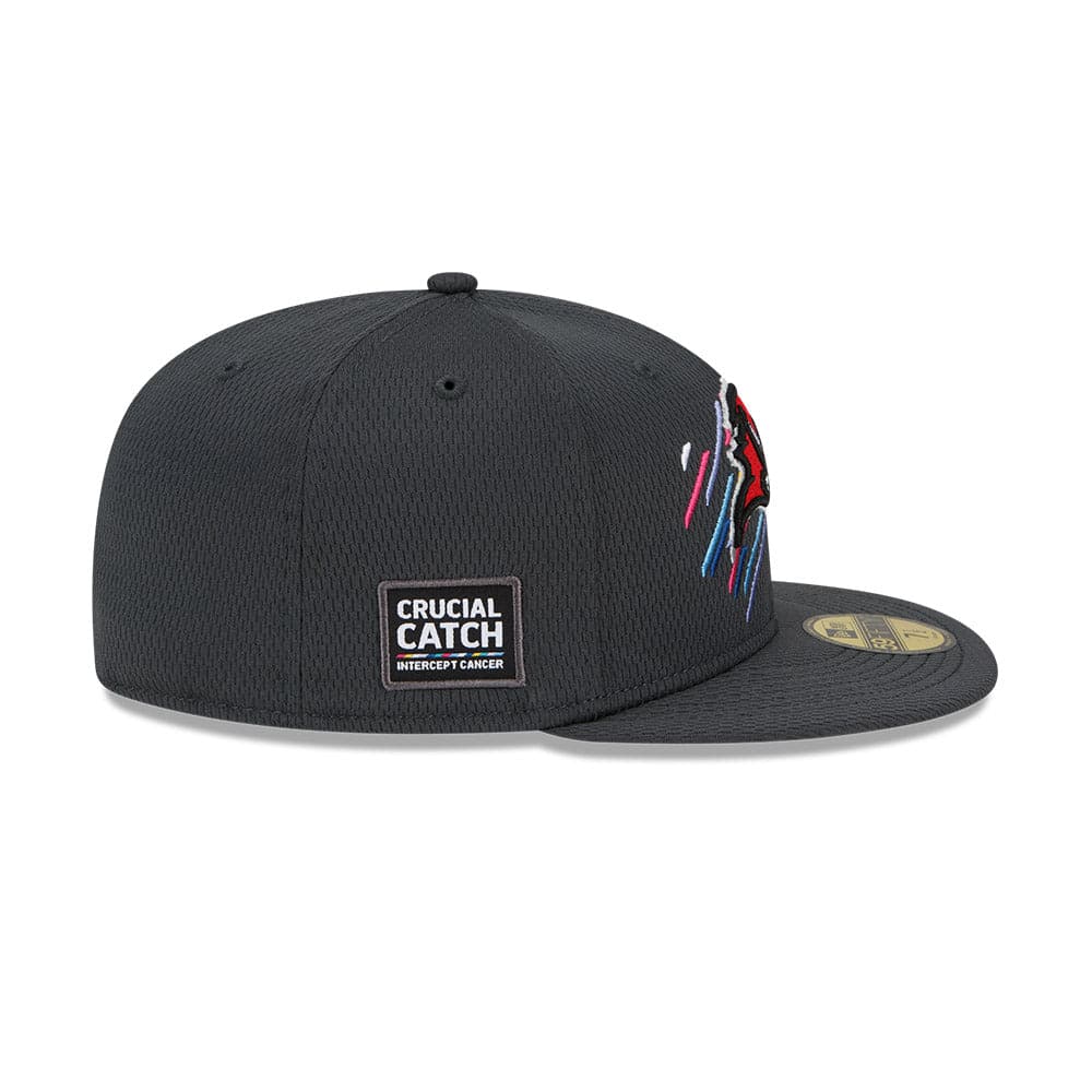 New Era Caps Tampa Bay Buccaneers New Era NFL 2021 Crucial Catch 59FIFTY Fitted Hat - Steel