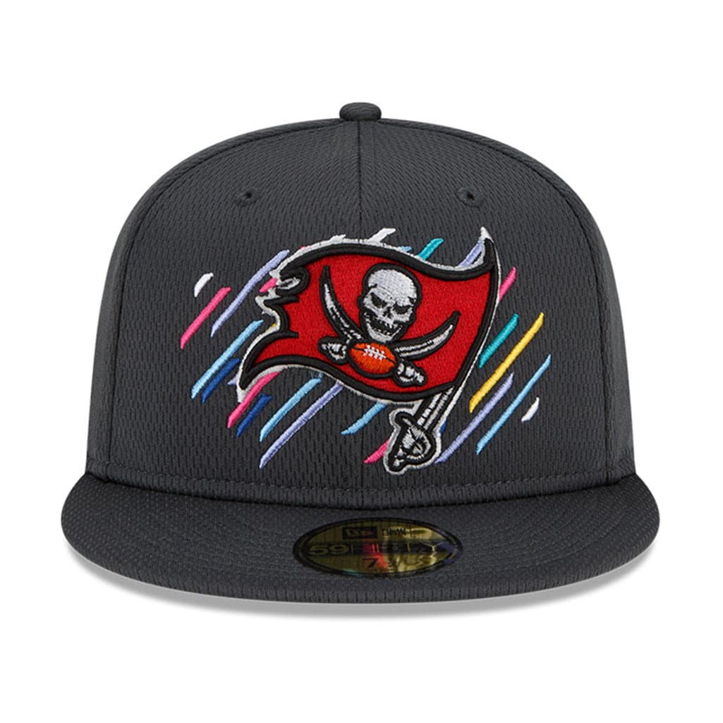 New Era Caps Tampa Bay Buccaneers New Era NFL 2021 Crucial Catch 59FIFTY Fitted Hat - Steel