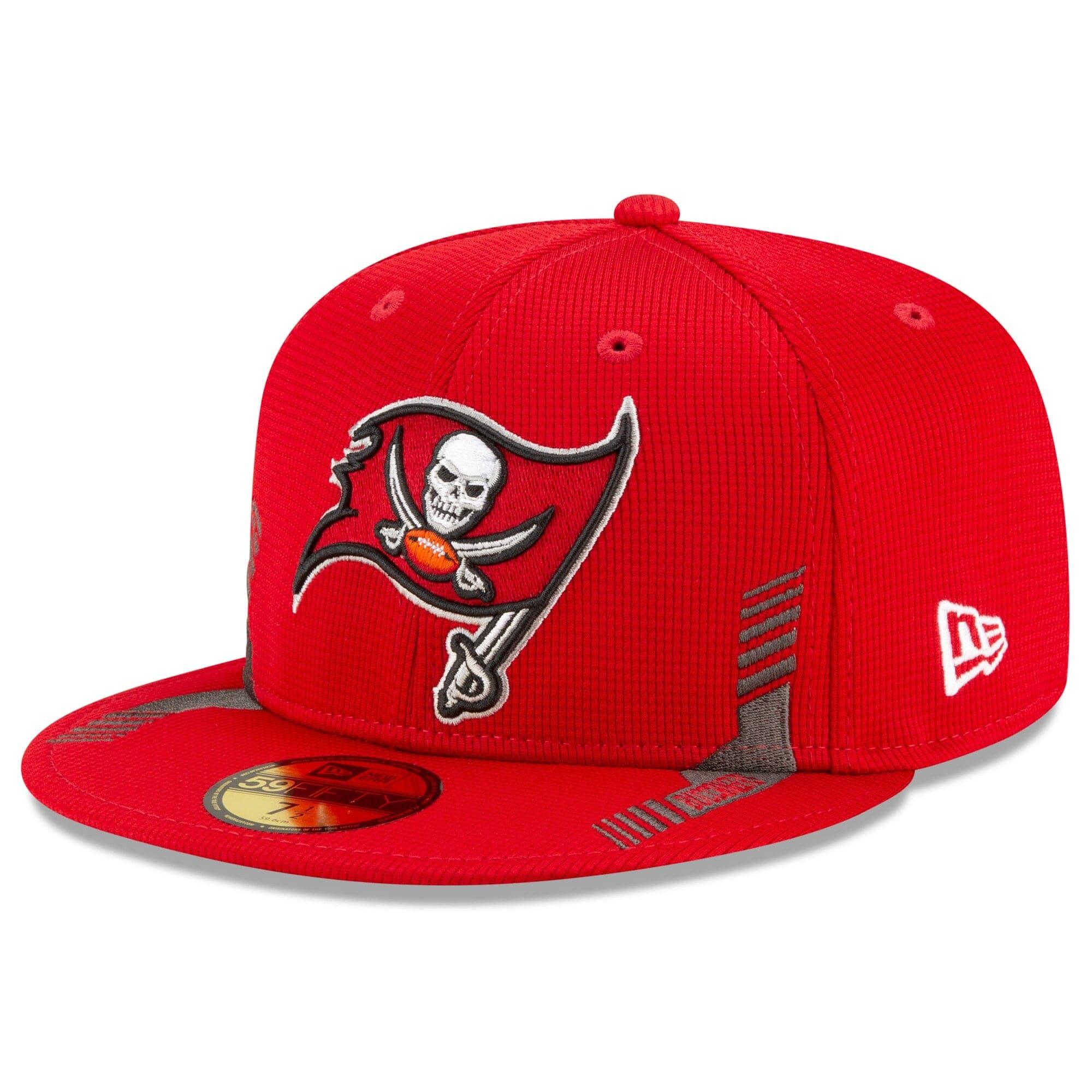 New Era Caps Tampa Bay Buccaneers New Era NFL 2021 Sideline Home 59FIFTY Fitted Hat - Red