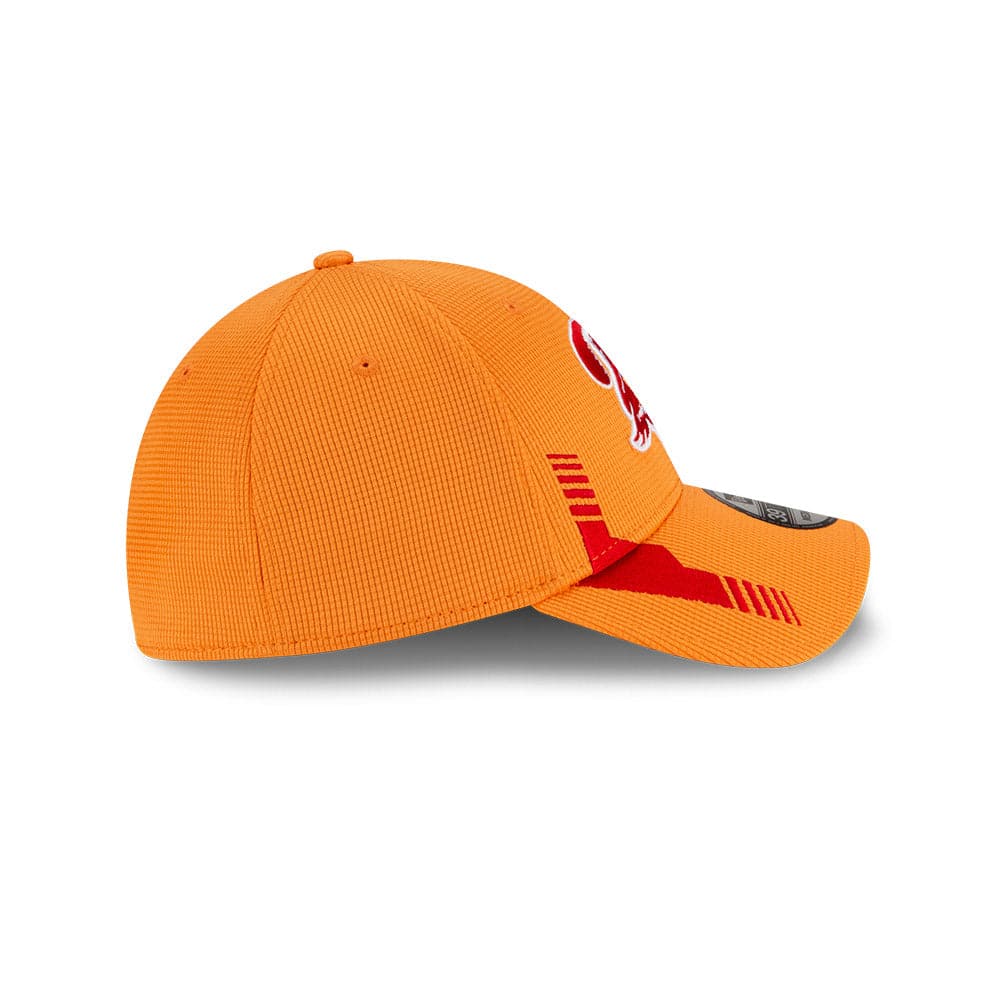 New Era Caps Tampa Bay Buccaneers New Era NFL 2021 Sideline Home Throwback 39THIRTY Flex Fit Hat - Orange