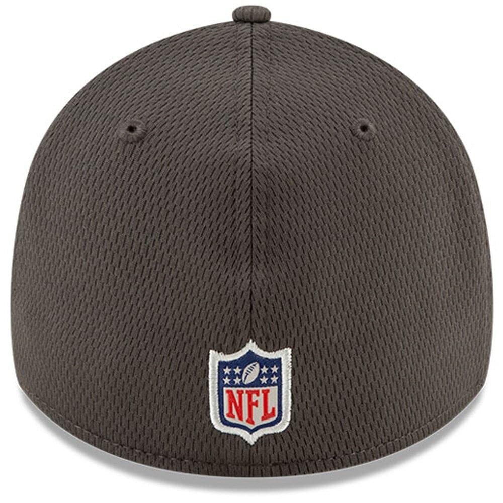 New Era Caps Tampa Bay Buccaneers New Era NFL 2021 Sideline Road 39THIRTY Flex Fit Hat - Pewter