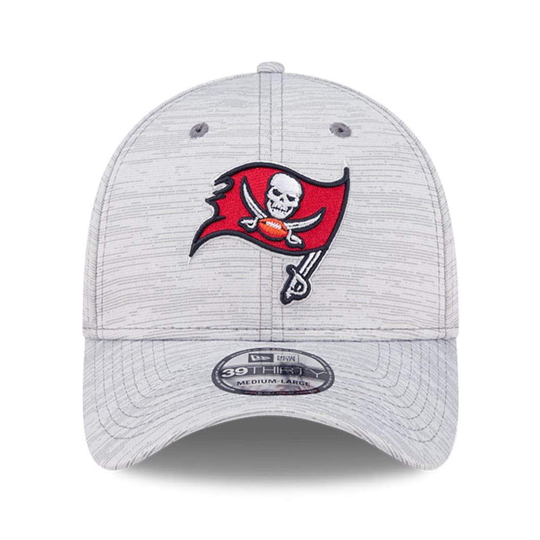 New Era Caps Tampa Bay Buccaneers New Era NFL 22 Training Camp Coach 39THIRTY Stretch Fit Hat - Grey