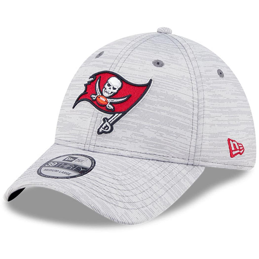 New Era Caps Tampa Bay Buccaneers New Era NFL 22 Training Camp Coach 39THIRTY Stretch Fit Hat - Grey