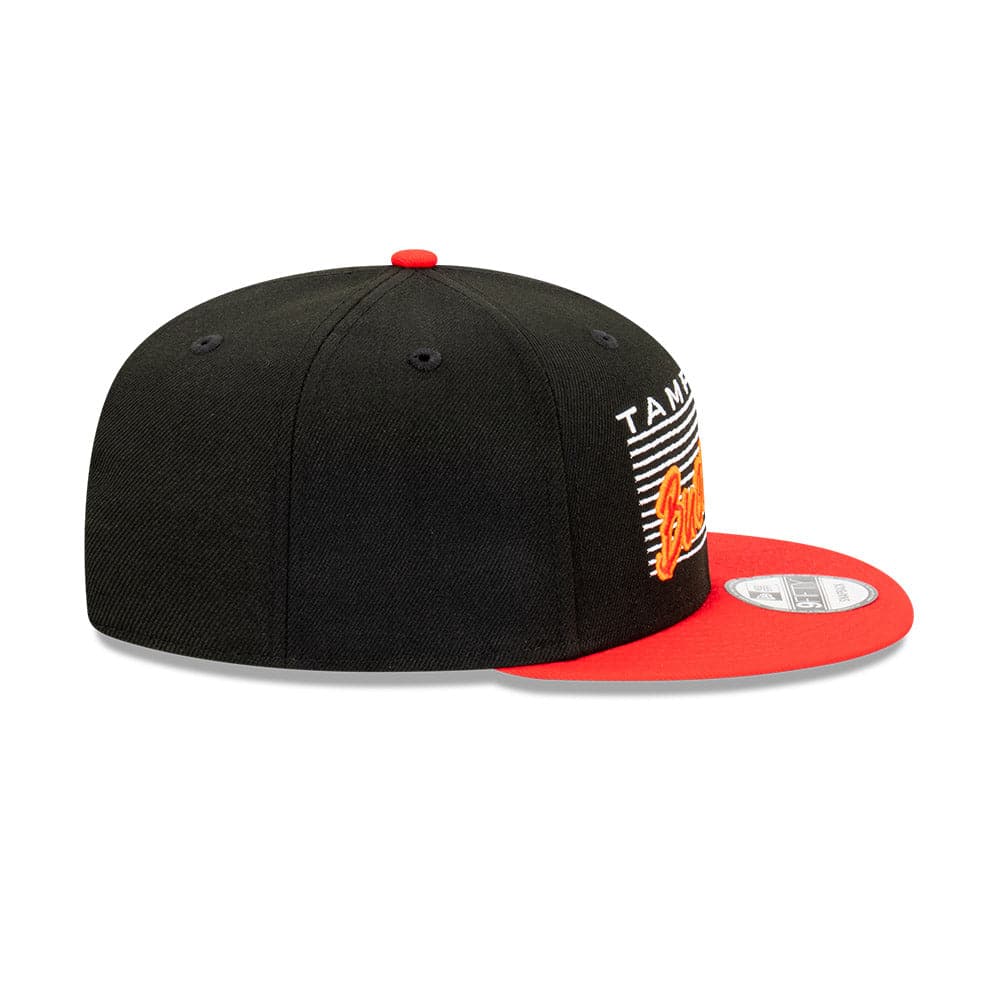 New Era Caps Tampa Bay Buccaneers New Era NFL Script Block 9FIFTY Snapback Hat - Black
