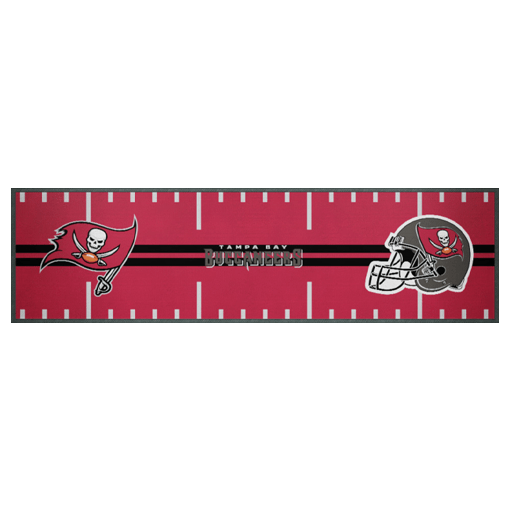 NFL Branded Accessories Tampa Bay Buccaneers NFL Team Field 90 x 25cm Bar Runner/Mat
