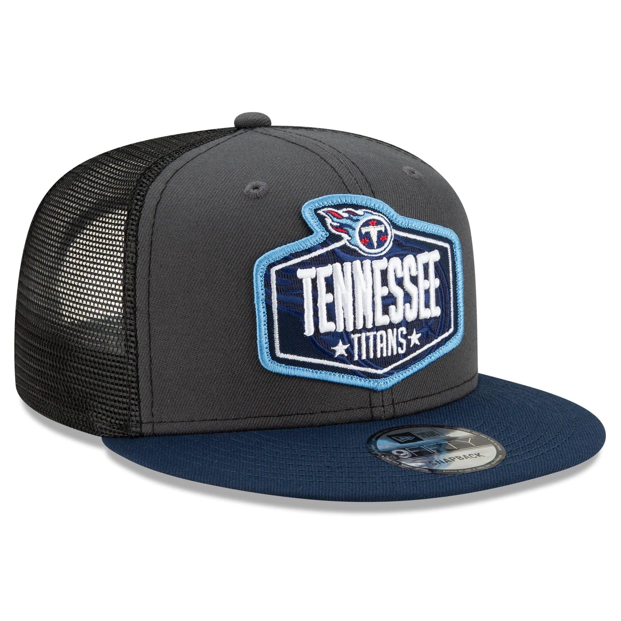 New Era Caps Tennessee Titans New Era 2021 NFL Draft 9FIFTY Snapback Hat - Graphite