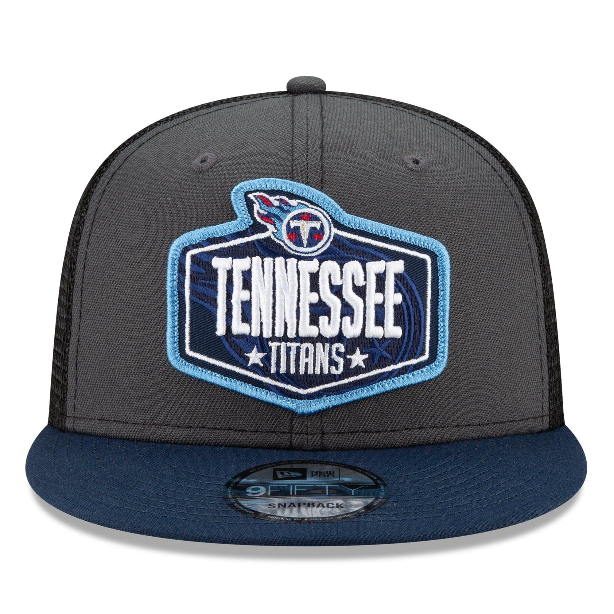 New Era Caps Tennessee Titans New Era 2021 NFL Draft 9FIFTY Snapback Hat - Graphite