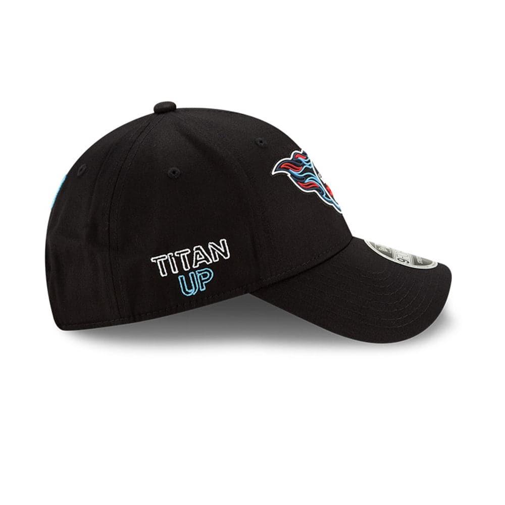 New Era Caps Tennessee Titans New Era NFL 2020 Draft 9FORTY Stretch Snapback Curve Hat - Black