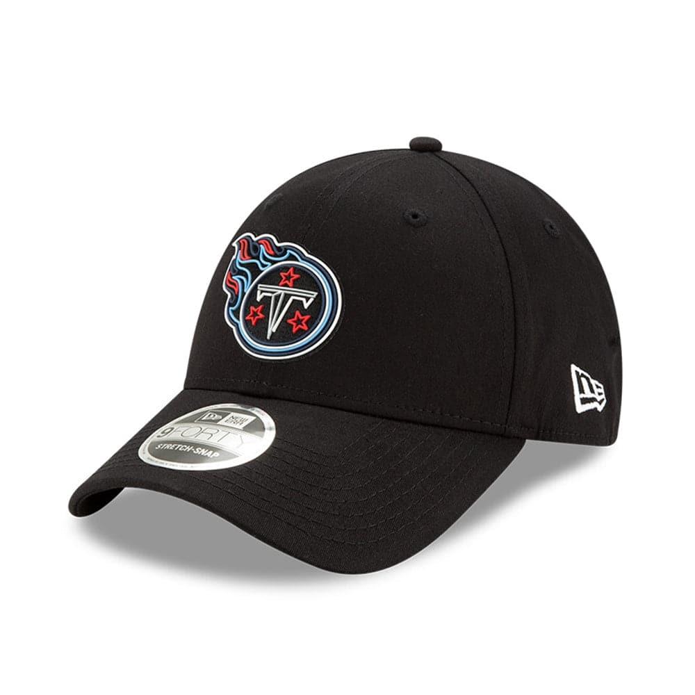 New Era Caps Tennessee Titans New Era NFL 2020 Draft 9FORTY Stretch Snapback Curve Hat - Black
