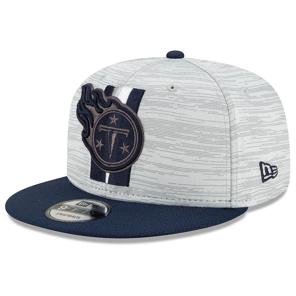 New Era Caps Tennessee Titans New Era NFL 2021 Training Camp 9FIFTY Snapback Hat - Grey
