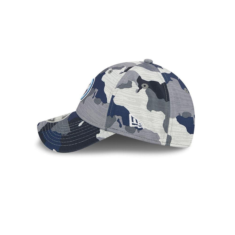 New Era Caps Tennessee Titans New Era NFL 22 Training Camp 9FORTY Stretch Snap Hat - Camo