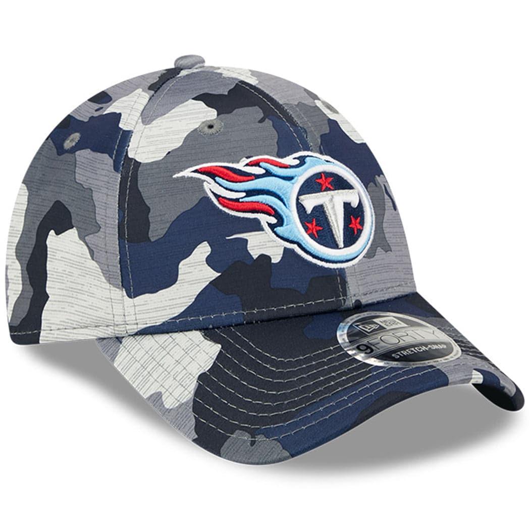 New Era Caps Tennessee Titans New Era NFL 22 Training Camp 9FORTY Stretch Snap Hat - Camo
