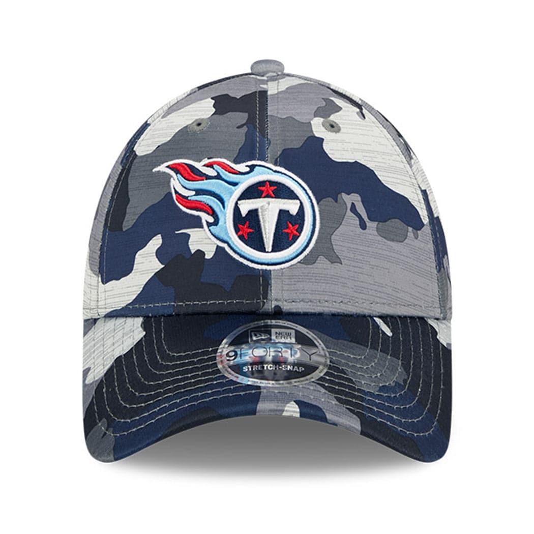 New Era Caps Tennessee Titans New Era NFL 22 Training Camp 9FORTY Stretch Snap Hat - Camo