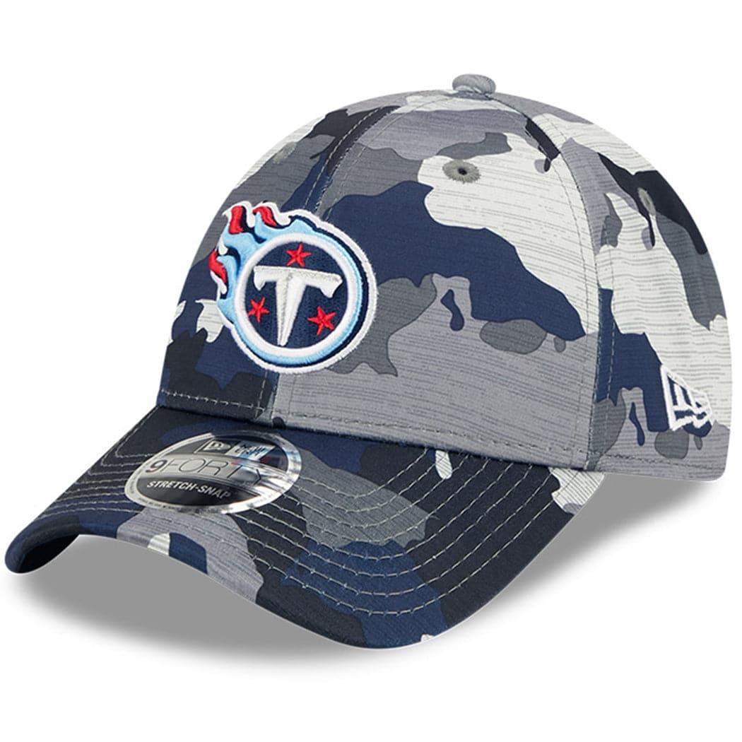 New Era Caps Tennessee Titans New Era NFL 22 Training Camp 9FORTY Stretch Snap Hat - Camo