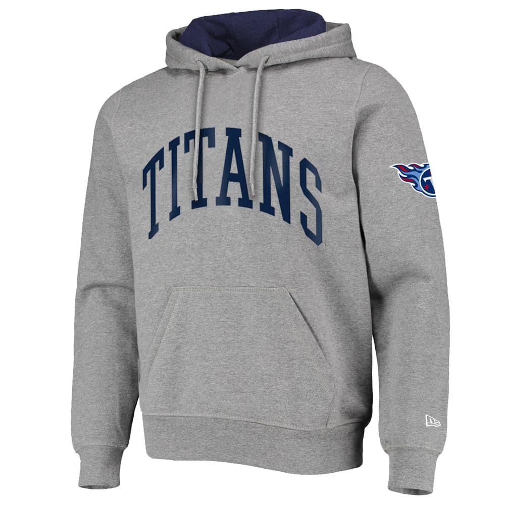 New Era Jumpers Tennessee Titans New Era NFL Block Arch Hoodie Jumper - Heather Grey