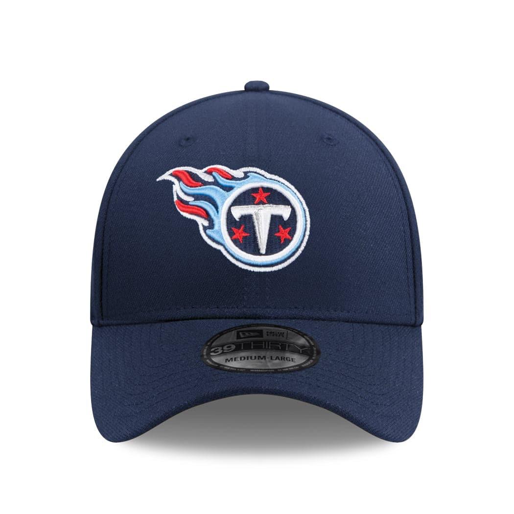 New Era Caps Tennessee Titans New Era NFL Team 39THIRTY Flex Fit Curve Hat - Navy