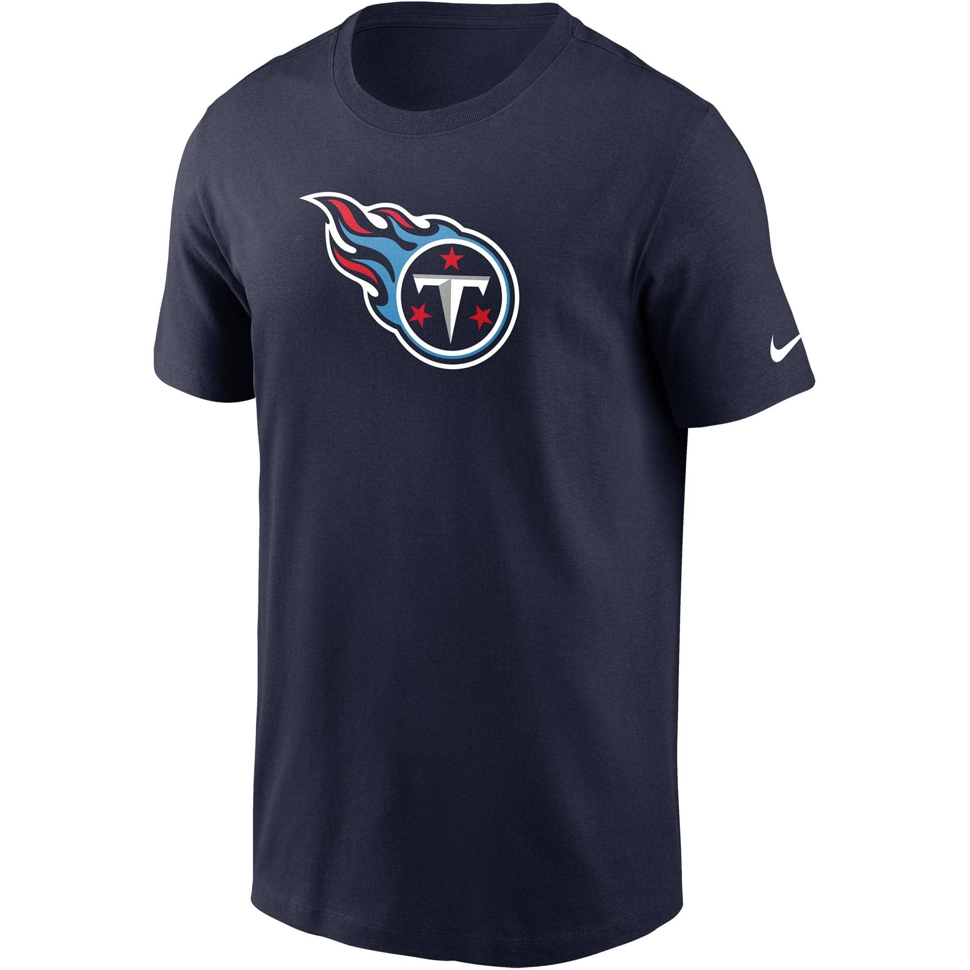 Nike T-Shirts Tennessee Titans Nike NFL Team Logo Essential T-Shirt - Navy