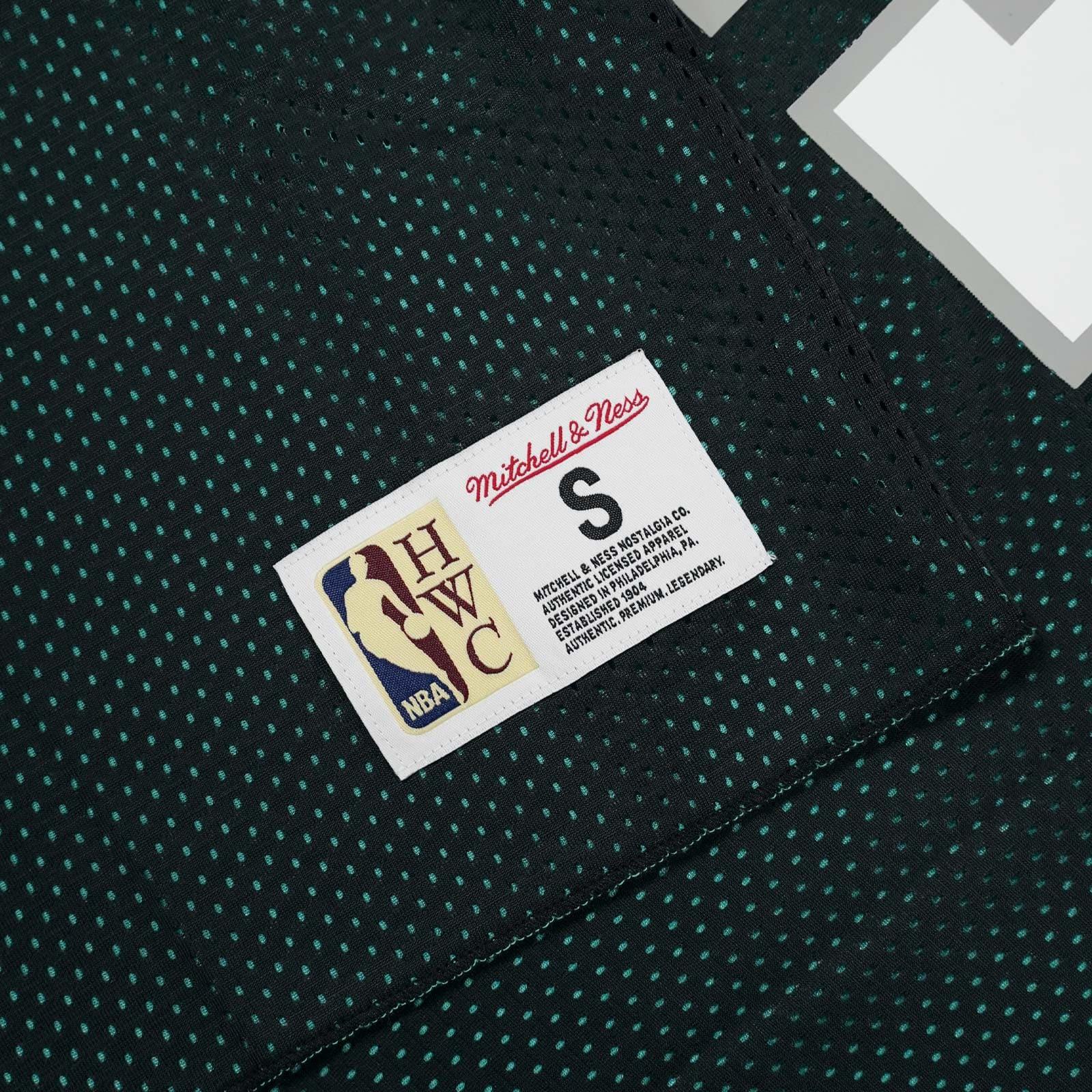 Mitchell And Ness T-Shirts Tim Duncan San Antonio Spurs Mitchell & Ness NBA Reversible Mesh Tank - Black/Teal