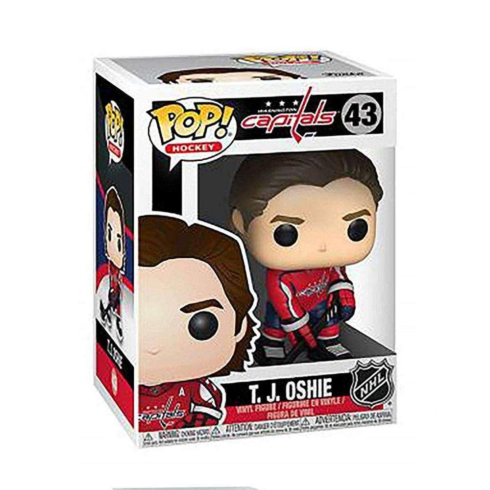 Funko Figures TJ Oshie Washington Capitals Funko NHL Pop Vinyl 43 Figure - Red