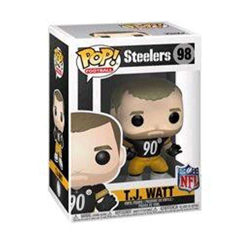 Funko Figures TJ Watt Pittsburgh Steelers NFL Funko Pop Vinyl 3.75" Figure - Black
