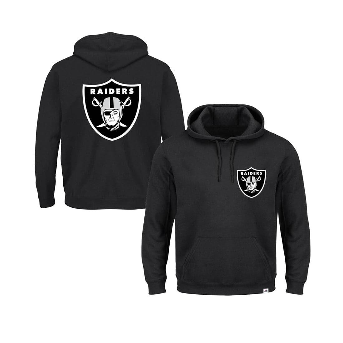 Majestic Athletic Jumpers Toddlers Las Vegas Raiders Majestic NFL Duke Hoodie Jumper - Black