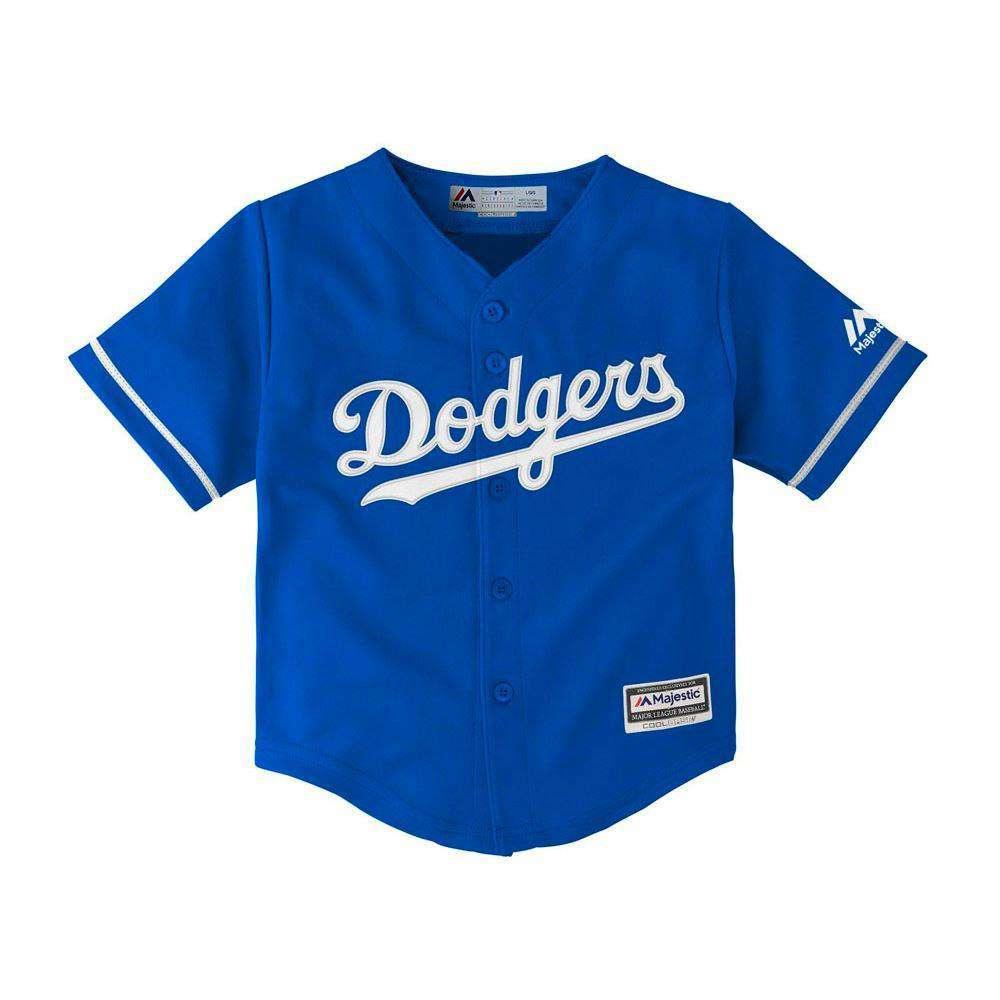 Majestic Athletic Jerseys Toddlers Los Angeles Dodgers Majestic MLB Cool Base Replica Jersey - Blue