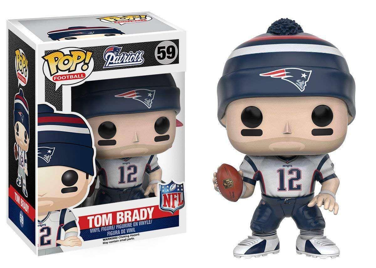 Funko Figures Tom Brady New England Patriots NFL Funko Pop Vinyl 3.75" Figure - White