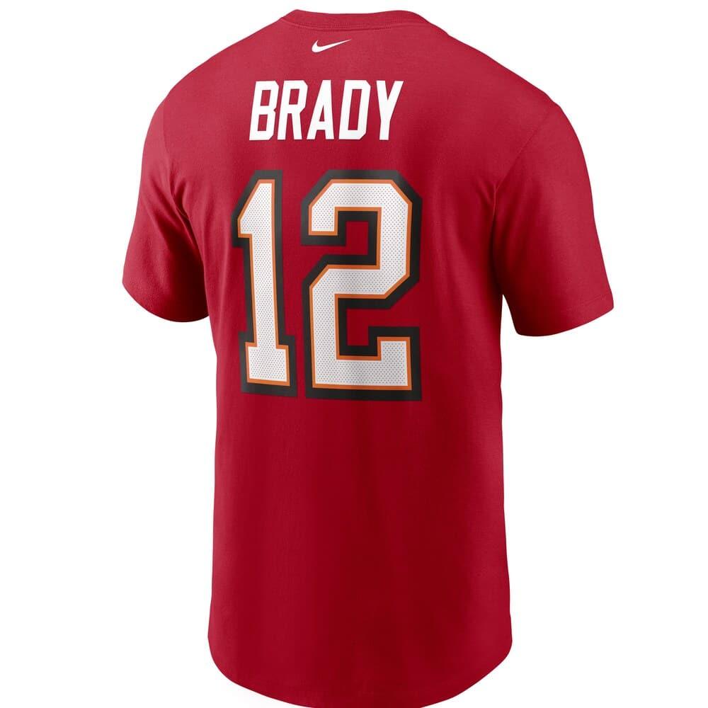 Nike T-Shirts Tom Brady Tampa Bay Buccaneers Nike NFL Player Essential T-Shirt - Red