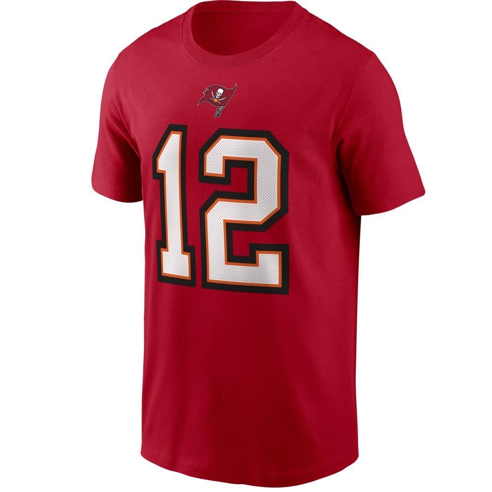 Nike T-Shirts Tom Brady Tampa Bay Buccaneers Nike NFL Player Essential T-Shirt - Red