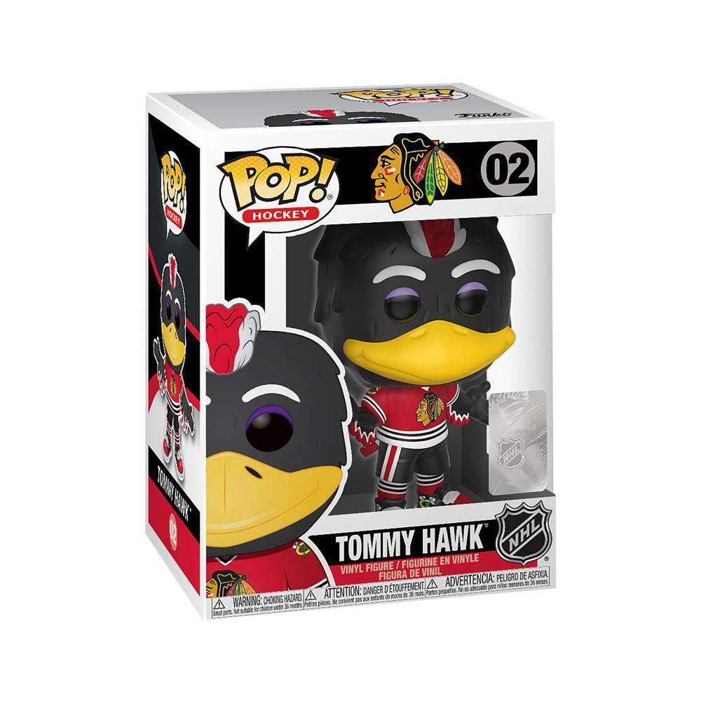 Funko Figures Tommy Hawk Chicago Blackhawks Funko NHL Mascot Pop Vinyl 02 Figure - Red
