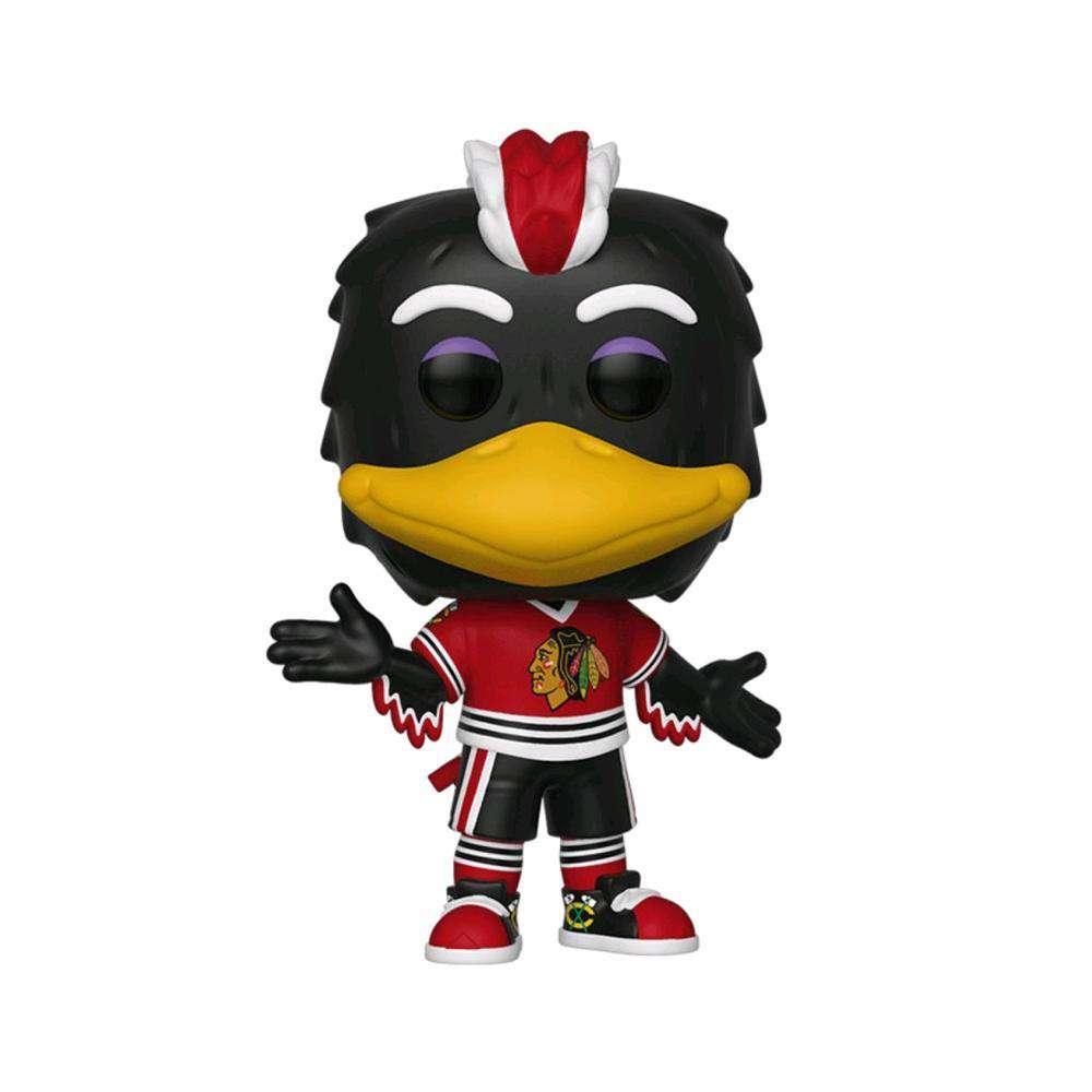 Funko Figures Tommy Hawk Chicago Blackhawks Funko NHL Mascot Pop Vinyl 02 Figure - Red