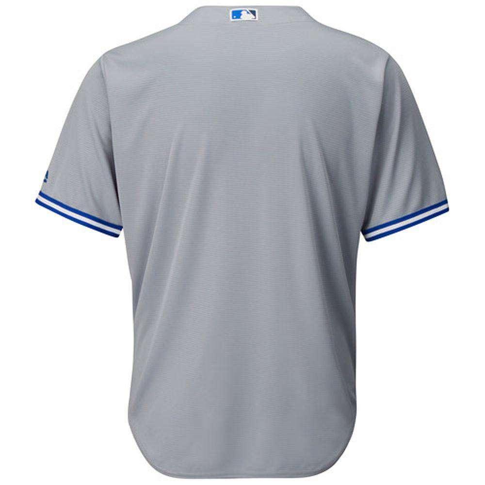 Majestic Athletic Jerseys Toronto Blue Jays Majestic MLB AC Cool Base Replica Jersey - Grey