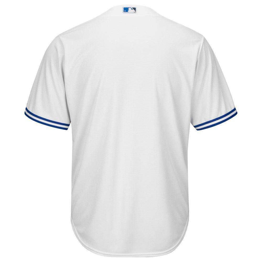 Majestic Athletic Jerseys Toronto Blue Jays Majestic MLB AC Cool Base Replica Jersey - White