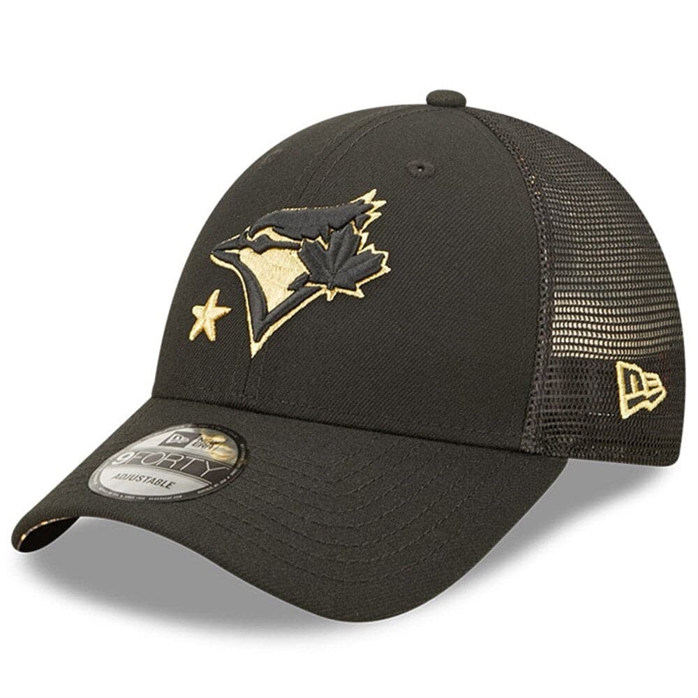 New Era Caps Toronto Blue Jays New Era MLB 2022 All-Star Game 9FORTY Trucker Snapback Hat - Black