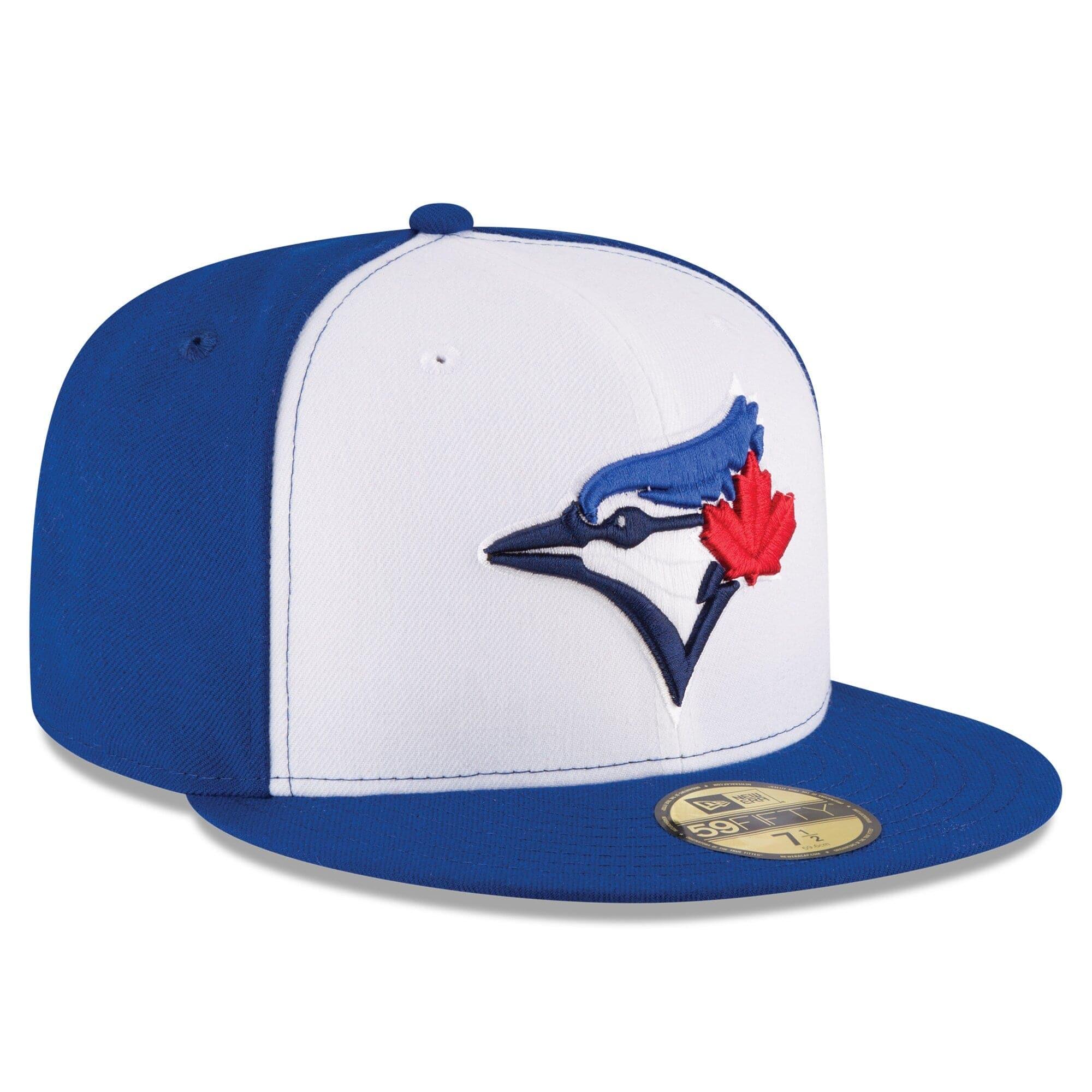 New Era Caps Toronto Blue Jays New Era MLB AC On-Field Alt 3 59FIFTY Fitted Hat - Blue/White